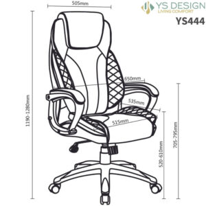 YS444 Tristar Chair Dimensions